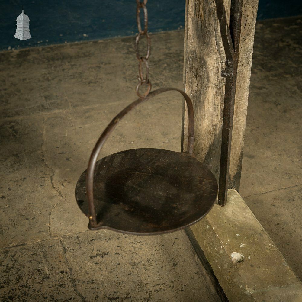 Fireside Cooking Trivet, Pot Hanger, Period Wrought Iron And Reclaimed Materials photo Garden Decor