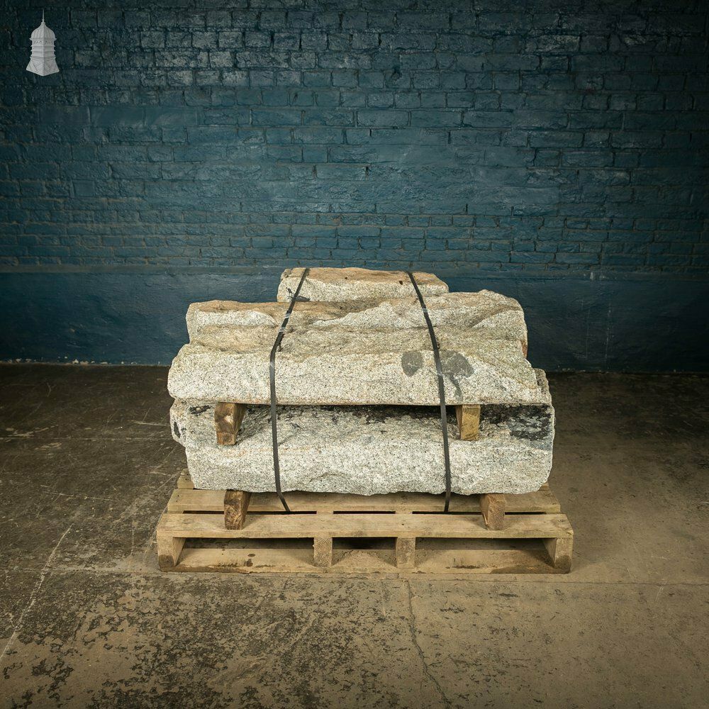 photo for sale Granite Kerb Stones, Reclaimed Curb, Batch Of 6 – A Run Of 6.1 Metres