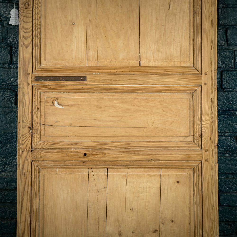 Pine Paneled Door, French 3 Panel Victorian photo Home Fixtures