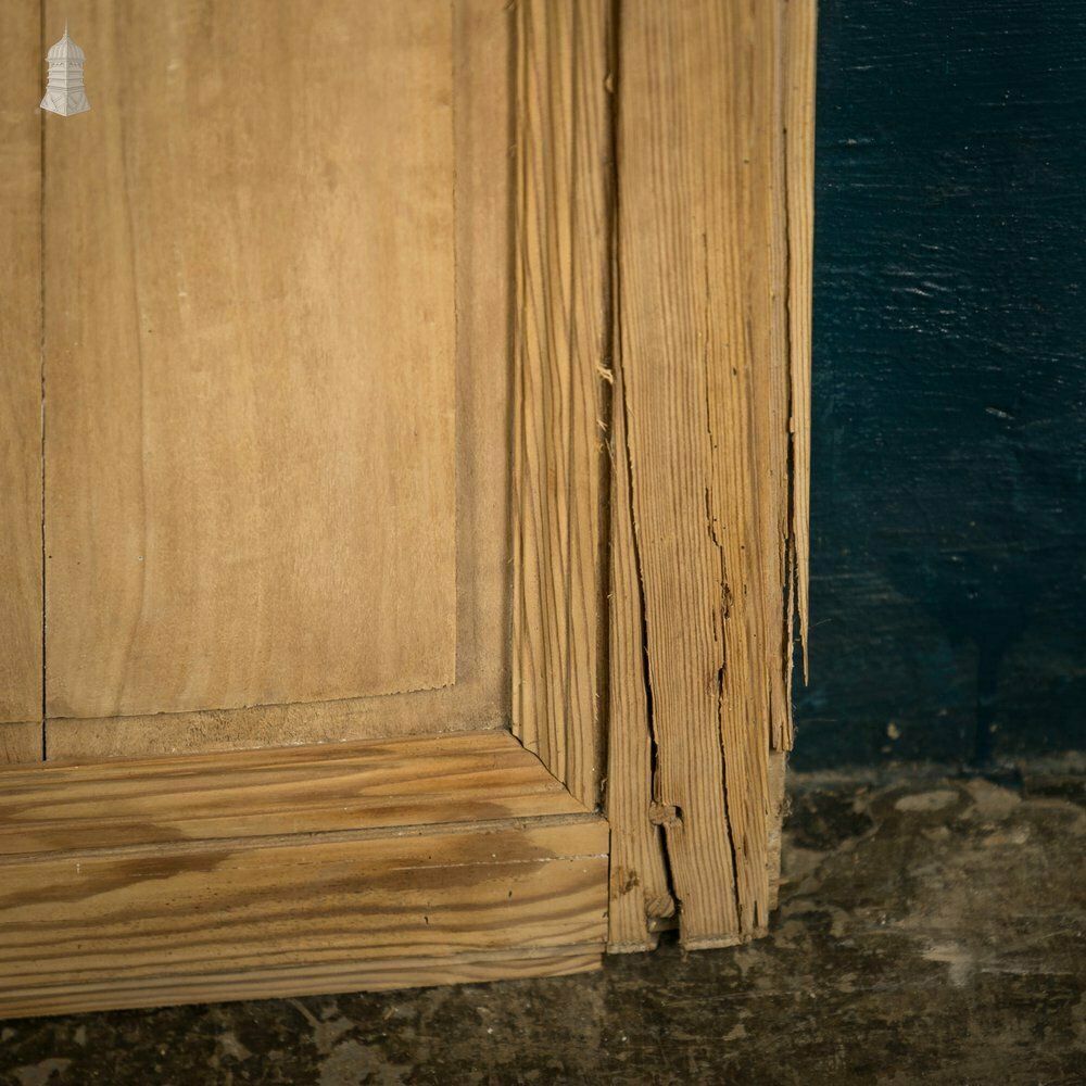 Pine Paneled Door, French 3 Panel Victorian photo vinterior