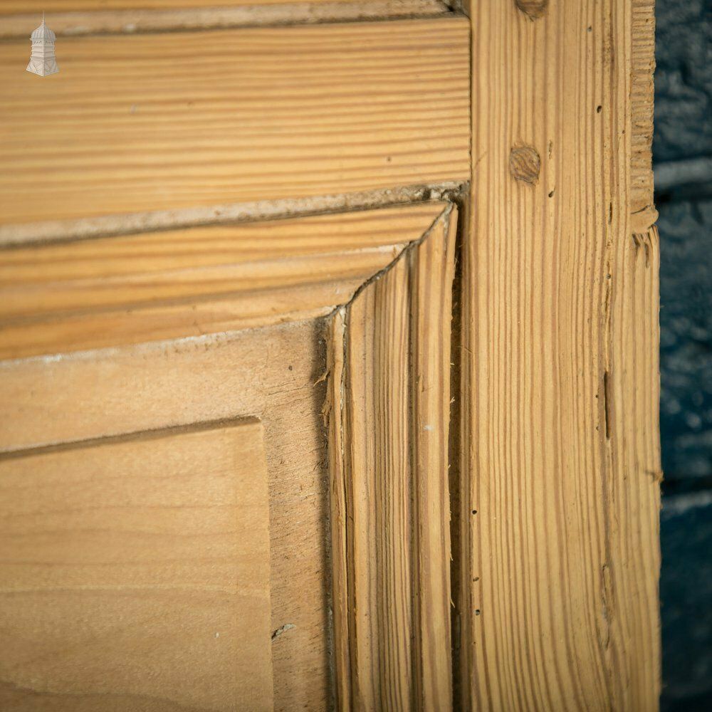 photo for sale Pine Paneled Door, French 3 Panel Victorian