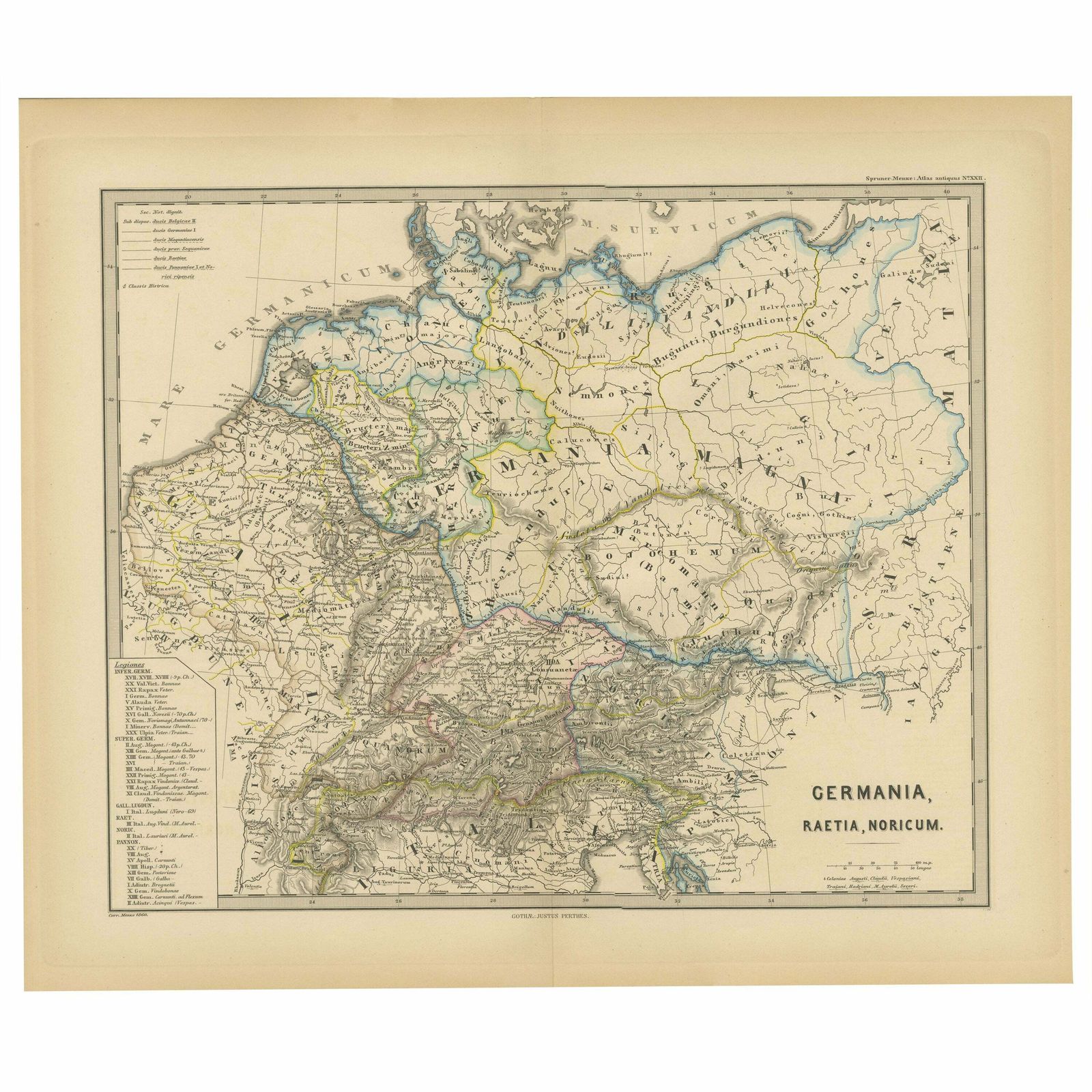 Roman Frontiers Engraved: Germania, Raetia, And Noricum, Published In 1880