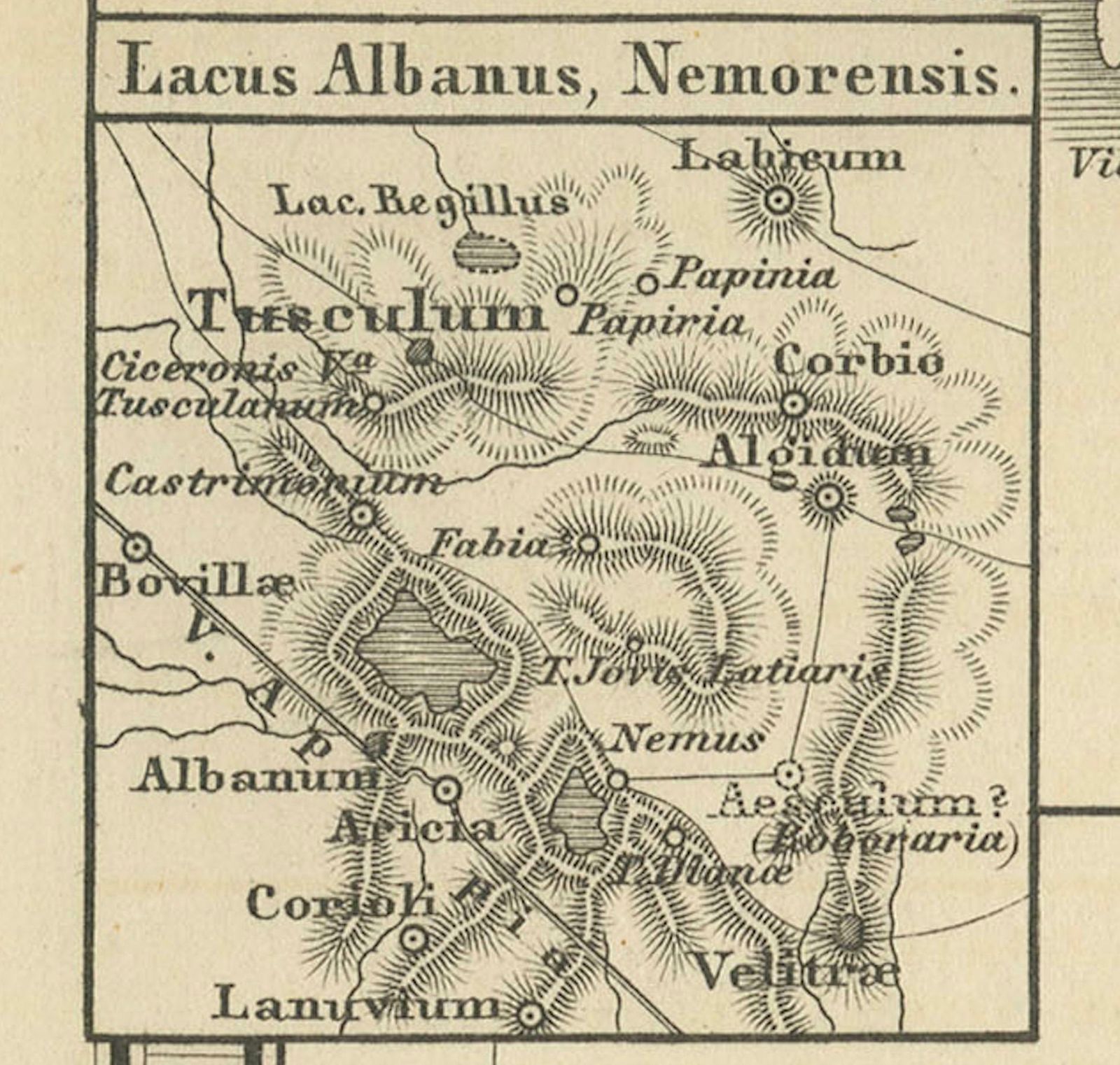 Antique Map Of The Regions Of Italy And Sicily During The Roman Empire, 1880 photo 404.0