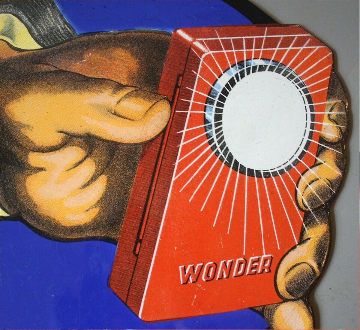Pile Wonder Enamel Advertising Sign photo for sale