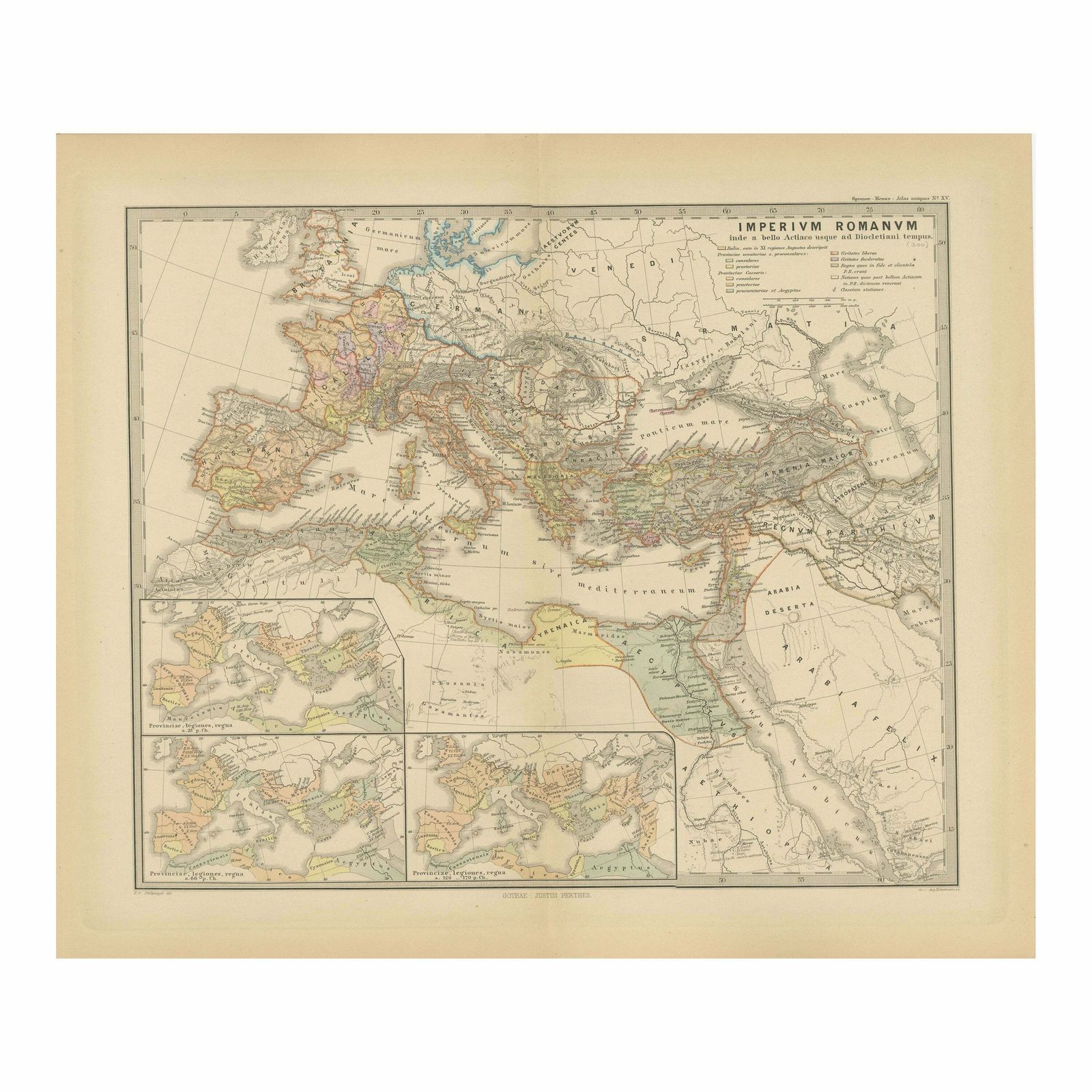Imperium Romanum: A Detailed Map Of The Roman Empire In Its Zenith, 1880