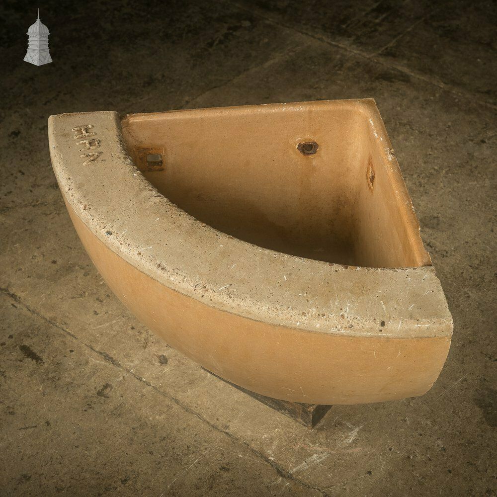 Concrete Corner Manger Trough Feeder Reclaimed From St Johns Barracks, London photo for sale