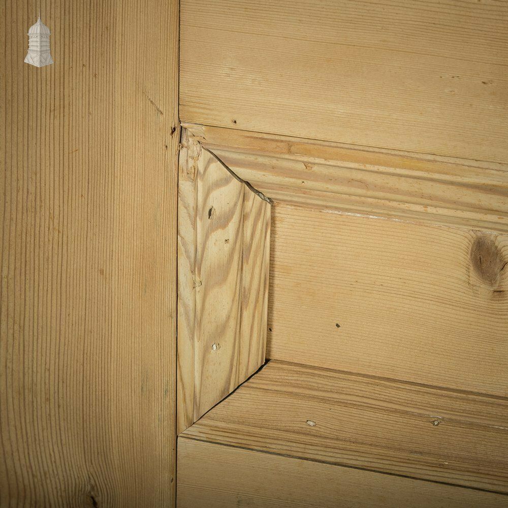 Internal Paneled Door, 19th C Pine For Reglazing photo Home Fixtures