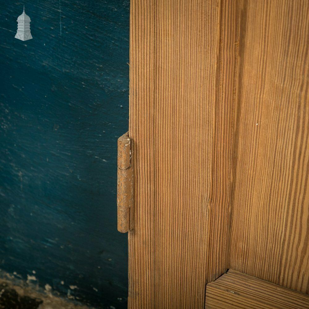 Pitch Pine Door, 19th C 6 Panel Internal Door photo furniture