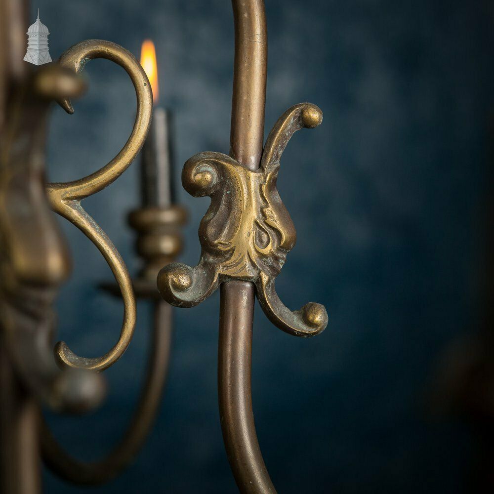 Vintage Alloy Flemish Eagle Chandelier Candelabra photo 1080.0