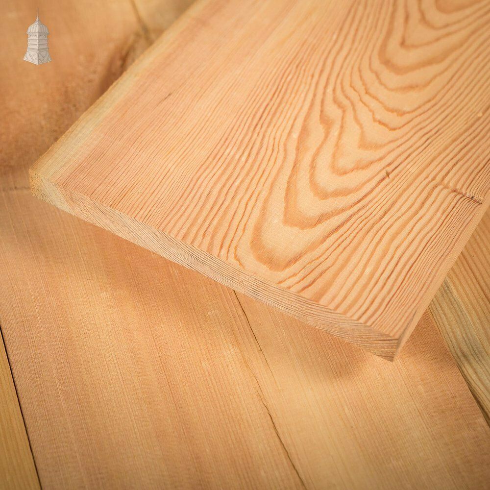 Batch Of 56 Square Metres Of 8.5" Wide Pine Floorboards Cut From Salvaged Victorian Ceiling Joists Planned On Both Sides photo buy