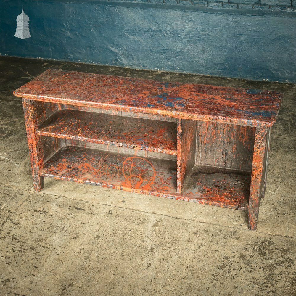 Tv Stand, Made From Reclaimed Materials With Narc Studio ‘Paint Shop’ Finish photo for sale
