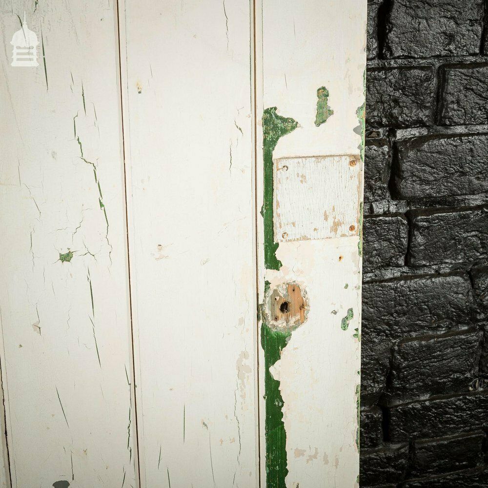 19th C White Painted Ledged And Braced Internal Cottage Door photo buy