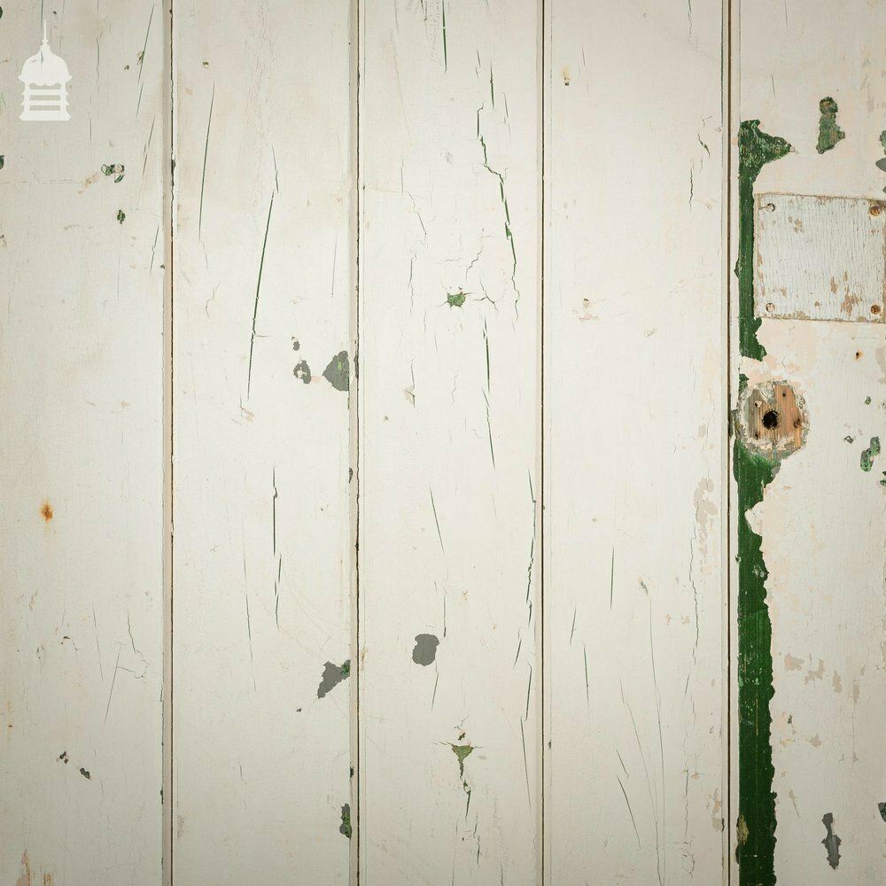 photo furniture 19th C White Painted Ledged And Braced Internal Cottage Door