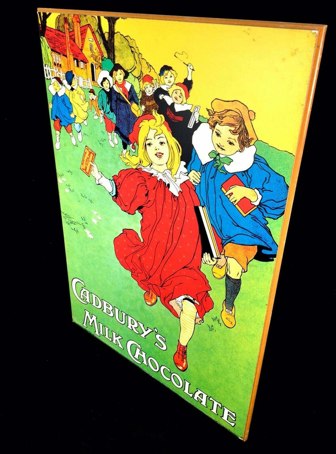 Antique Advertising   Large 70s Cadburys Poster Salvaged From Bournville Factory photo Art