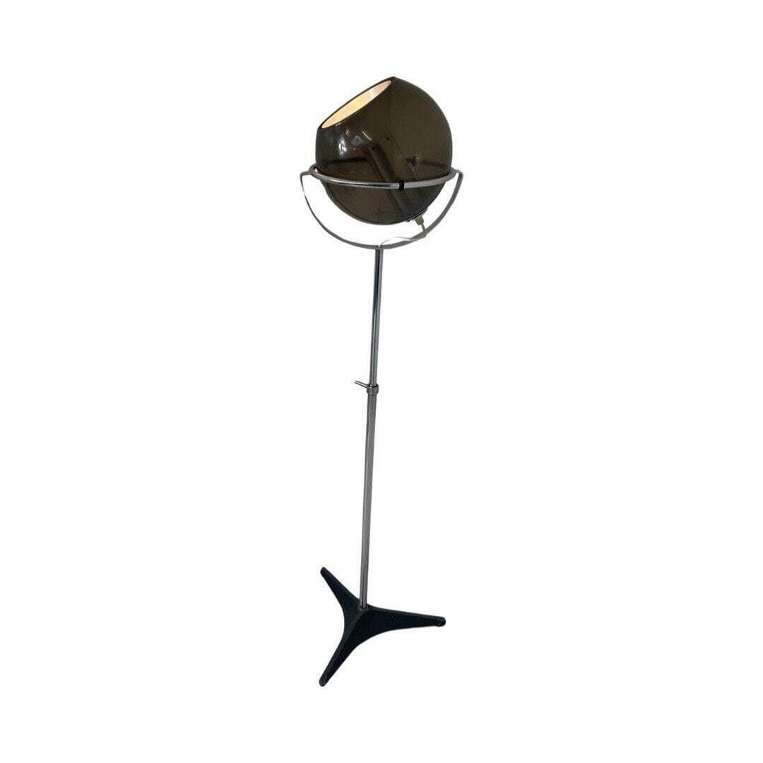 Space Age Design   Raak Amsterdam   Frank Ligtelijn   Floor Lamp   Globe   Smoked Glass And Aluminum Insert photo 840.0