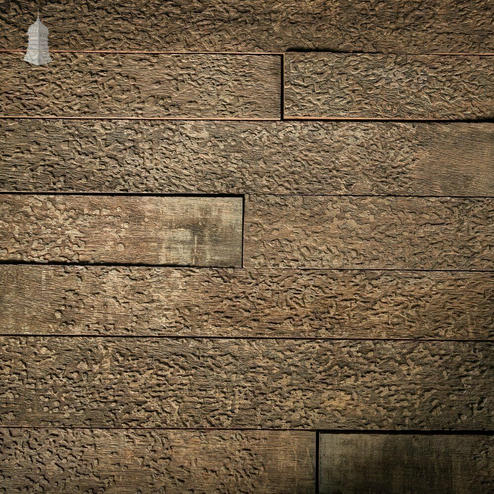 Ekki Hardwood Boards With Unique Patination From Wave Erosion, Wall Cladding. photo buy
