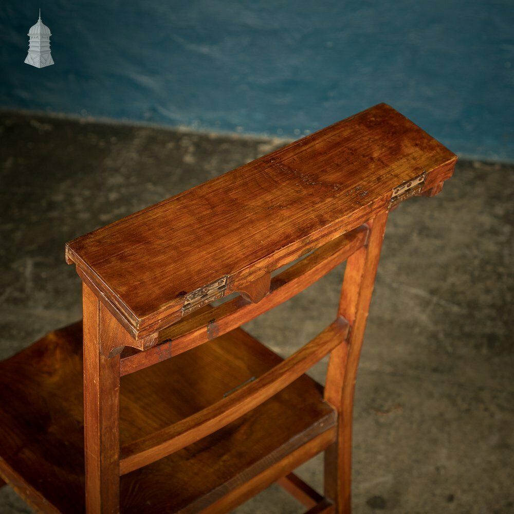 photo for sale Set Of 6 Elm 19th C Synagogue Chairs [No. 9]