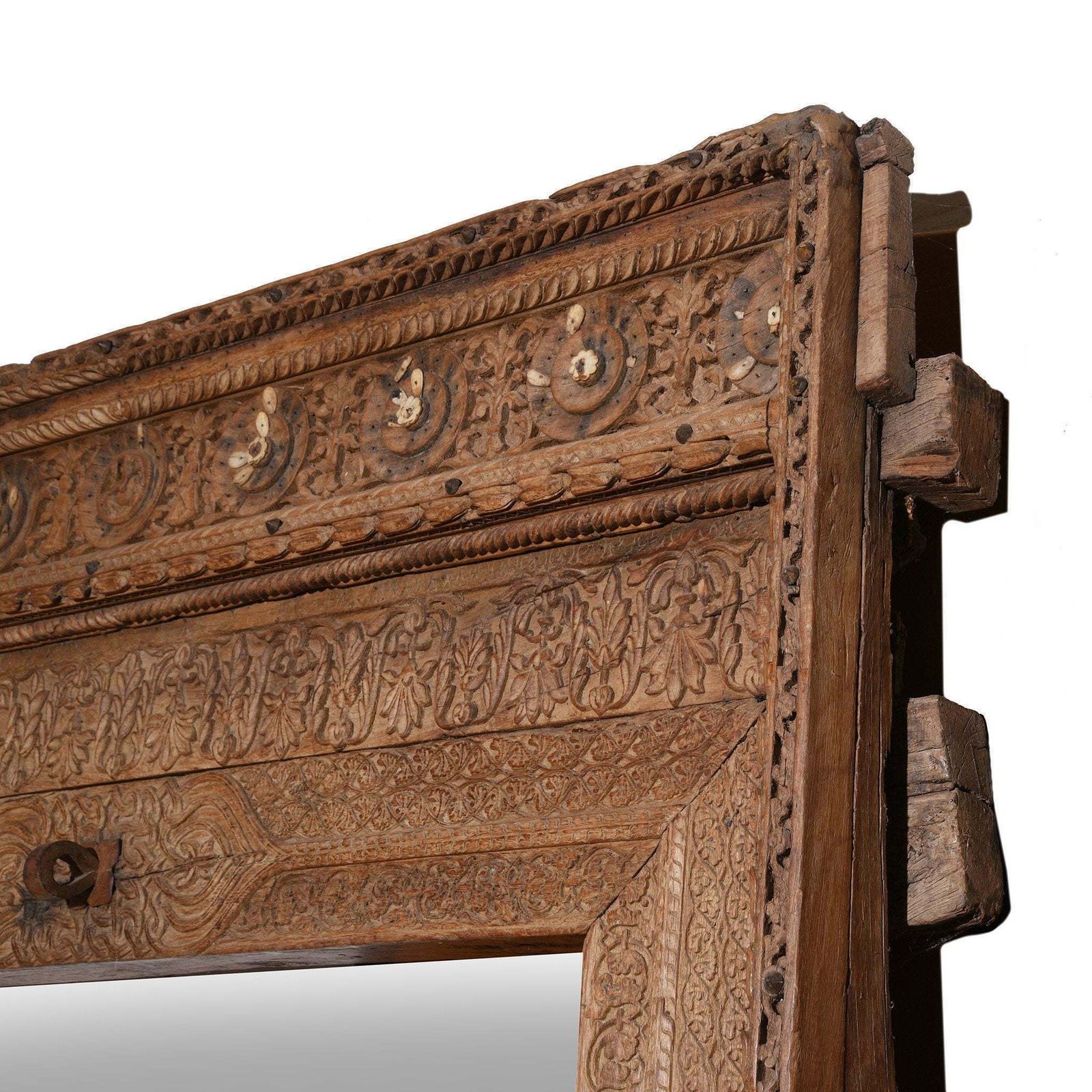 Old Indian Carved Doorway From Rajasthan   18thc photo Home Fixtures