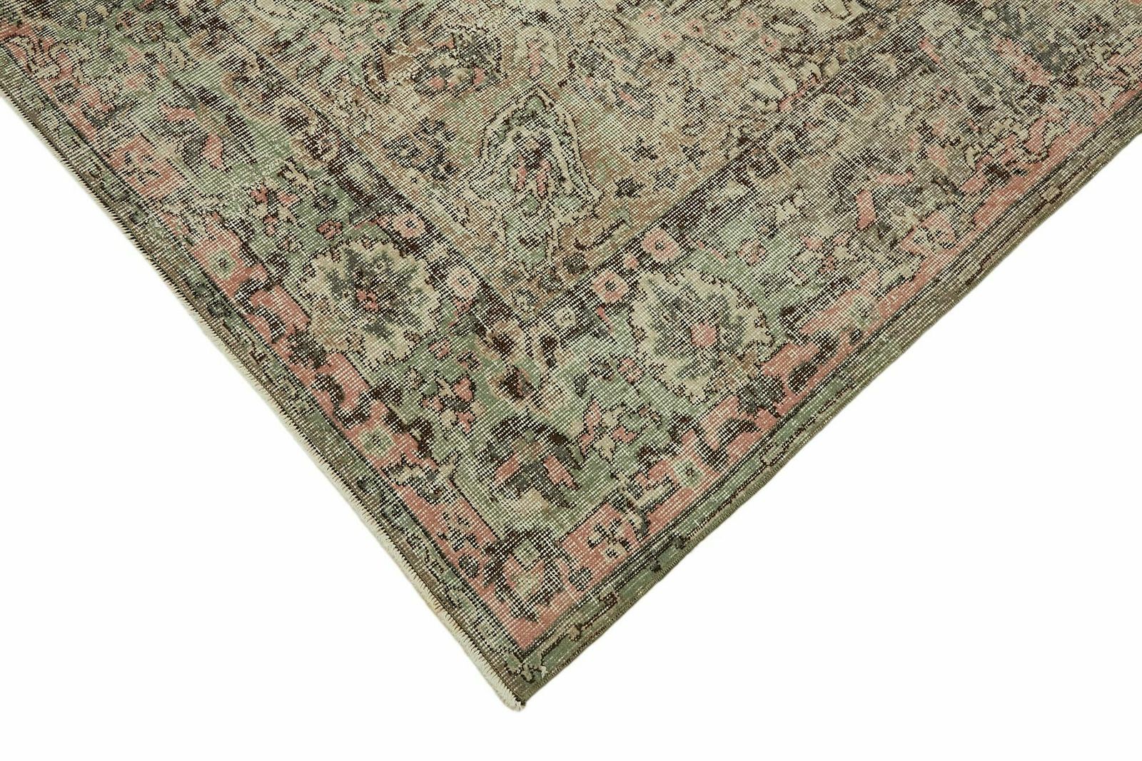 7x10 Beige Turkish Vintage Area Rug   44769 photo Textiles