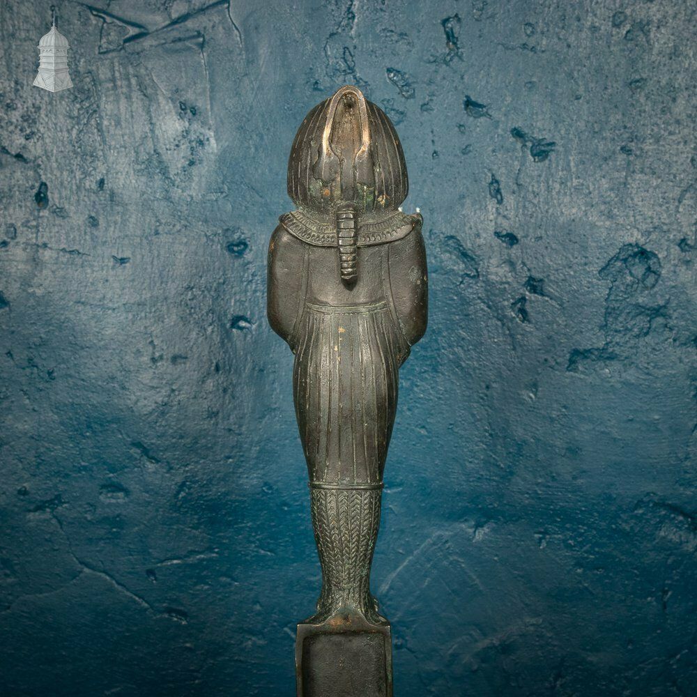photo buy Bronze Georgian Wall Sconce With Egyptian Sarcophagus And Lion Head Details
