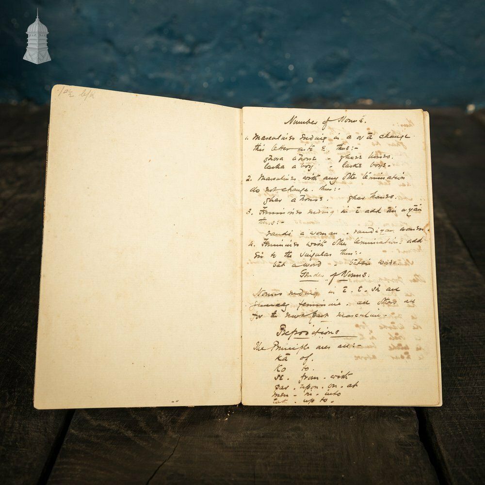 Small 19th C Red Leather Bound Journal Documenting A Hunting Trip To India With Hand Drawn Sketches photo 1140.0