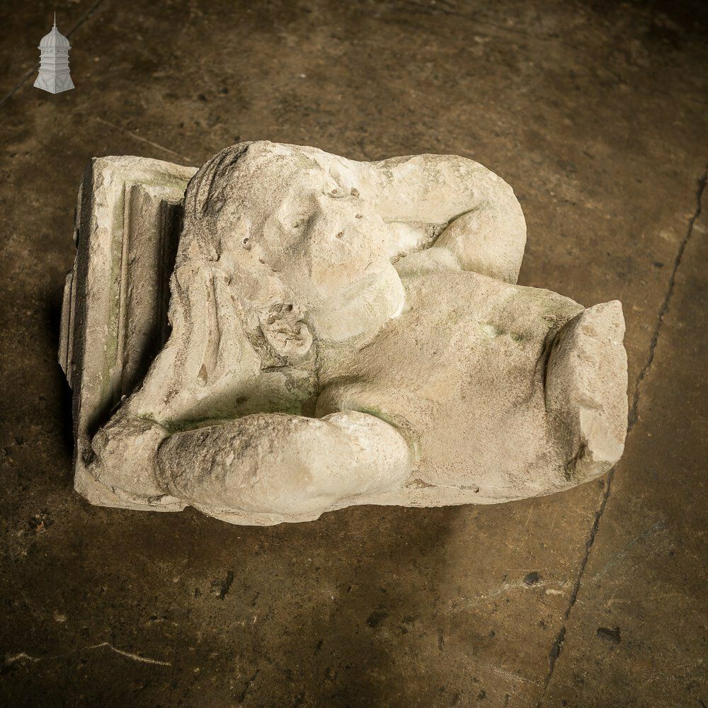 Architectural 17th C Stone Cherub