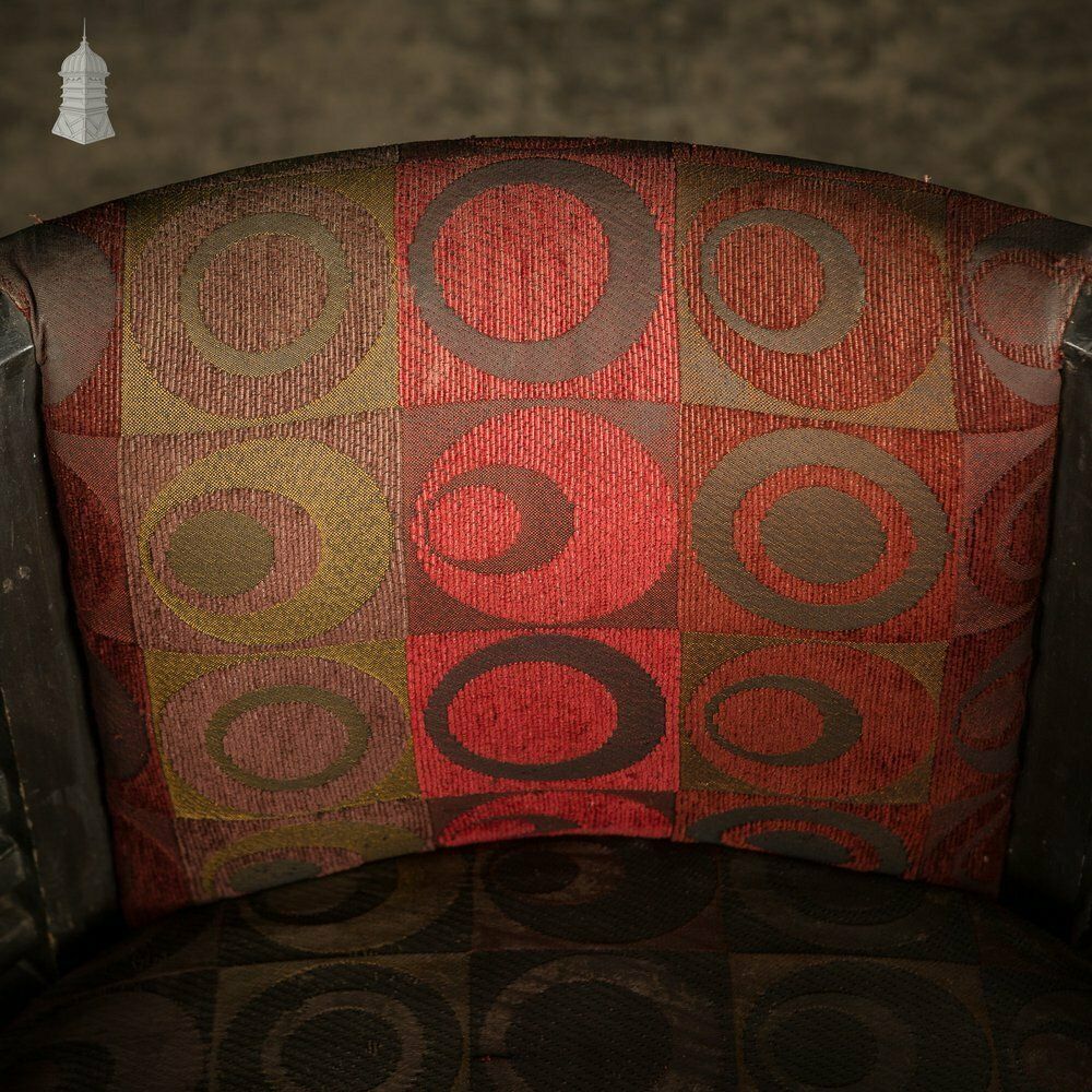 Art Deco Ebonised Tub Chair From A Hotel In Bombay [No. 5] photo vintage