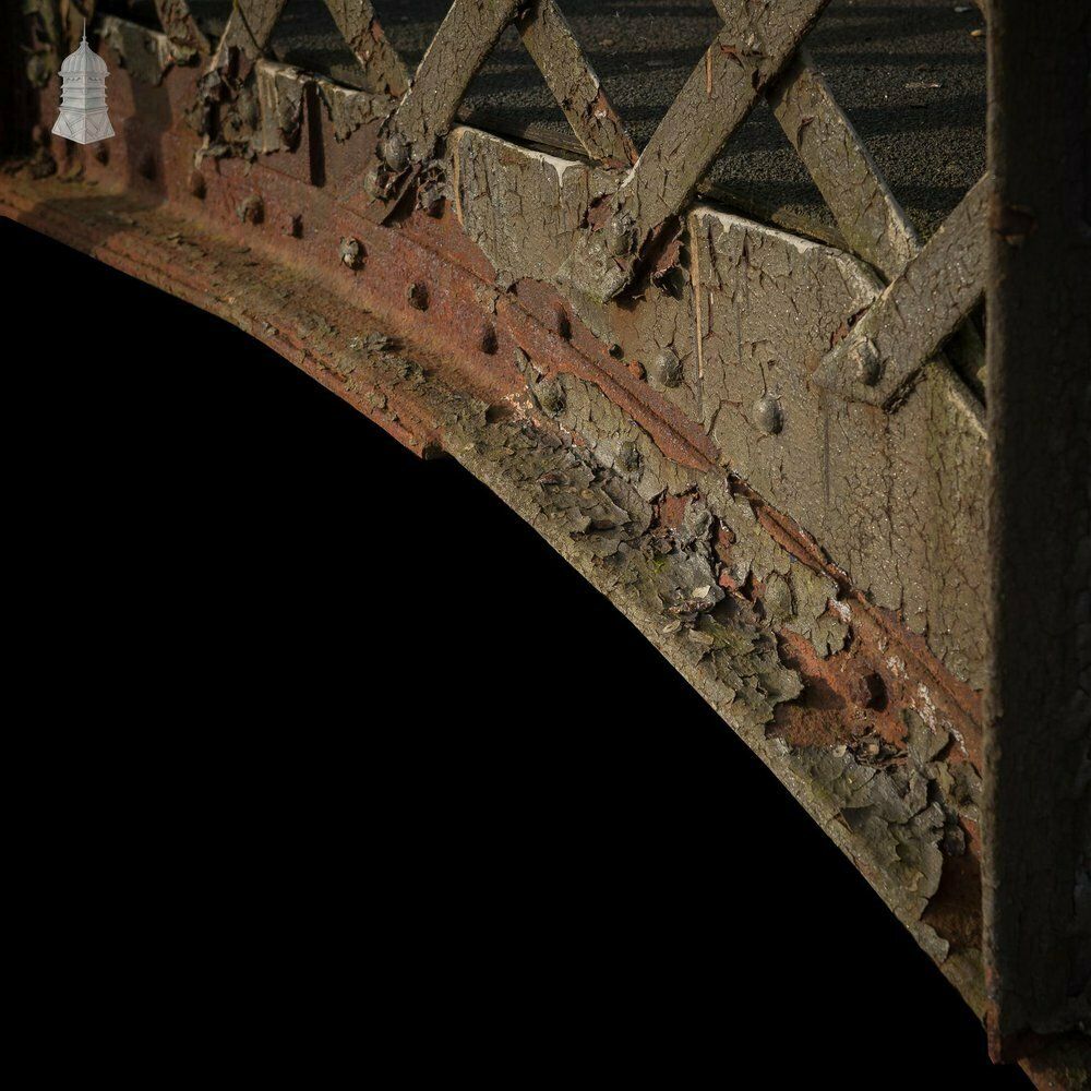 Large 38ft Long 19th C Wrought Iron Industrial Railway Footbridge photo buy