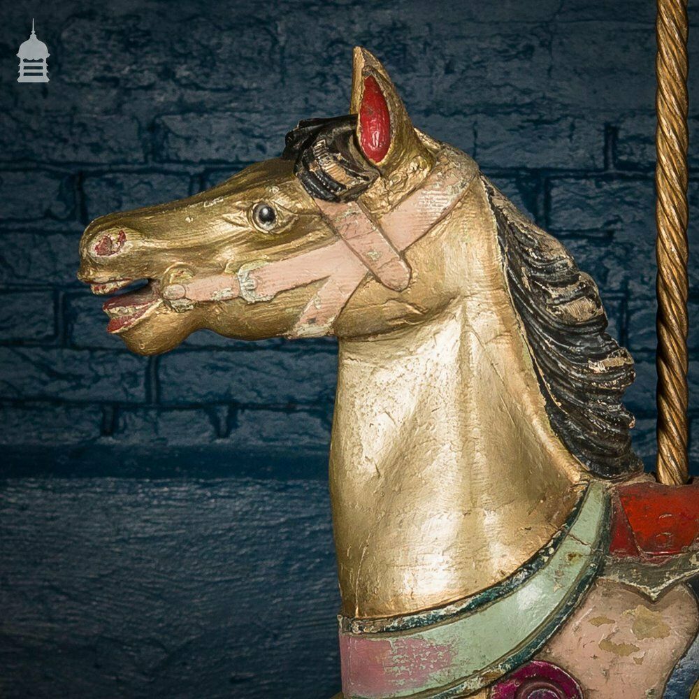 A Rare English 19th C Juvenile Carousel Galloper Horse By Anderson Of Bristol Circa 1890 No. 5 photo for sale