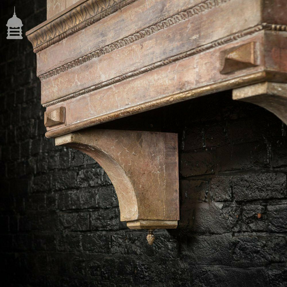 Early 19th C French Oak Chimney Hood photo furniture