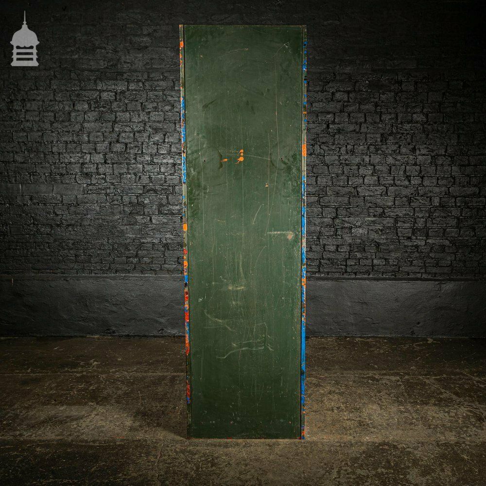 1940’s Metal Wwii Military Cabinet With Abstract Painted Finish No. 3 photo Furniture