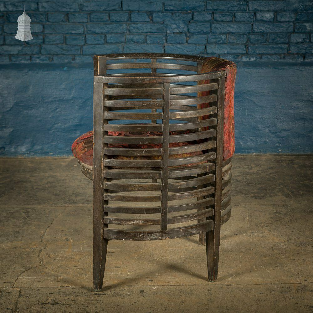 Art Deco Ebonised Tub Chair From A Hotel In Bombay [No. 4] photo Furniture