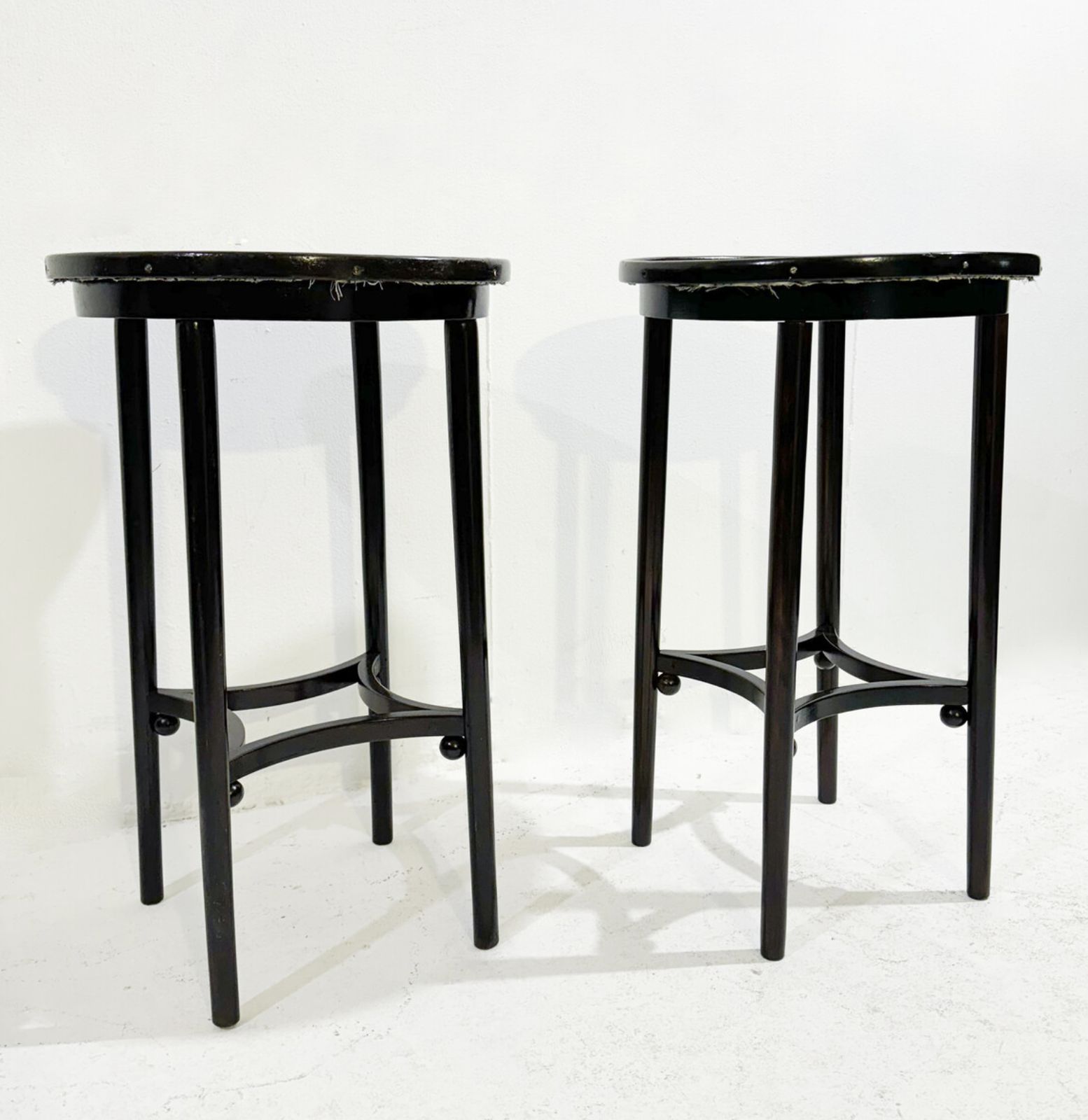 Pair Of Gueridons Thonet In The Style Of Josef Hoffmann photo 3140.0