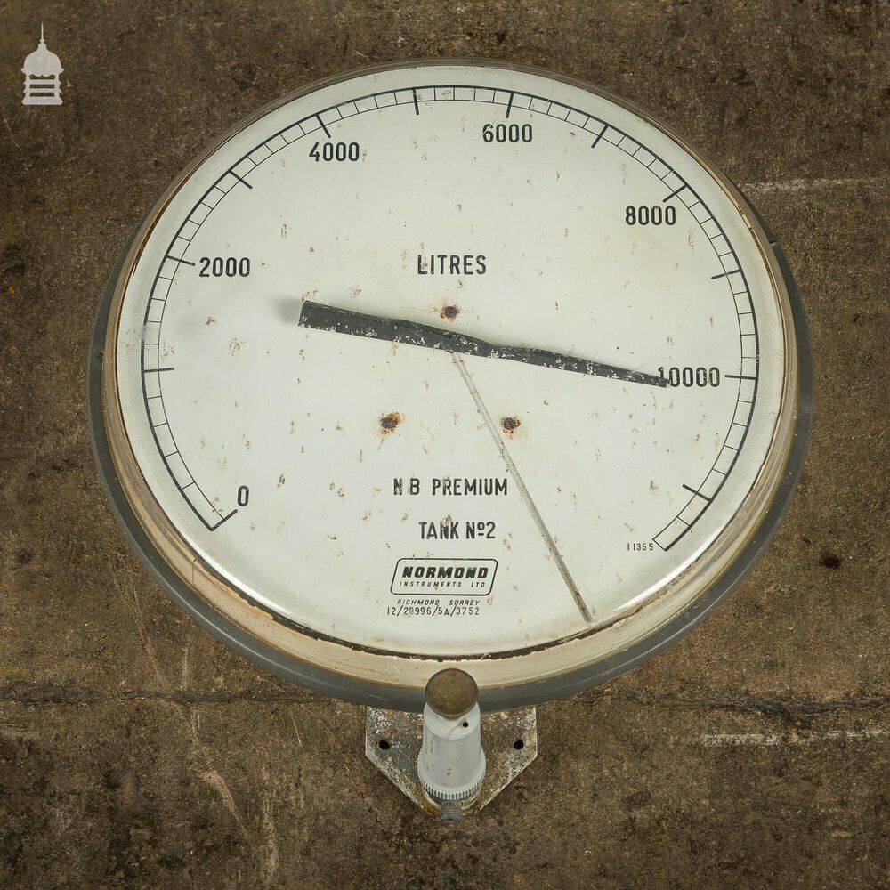 Home Decor Batch Of 5 Vintage Industrial Fuel Gauges photo