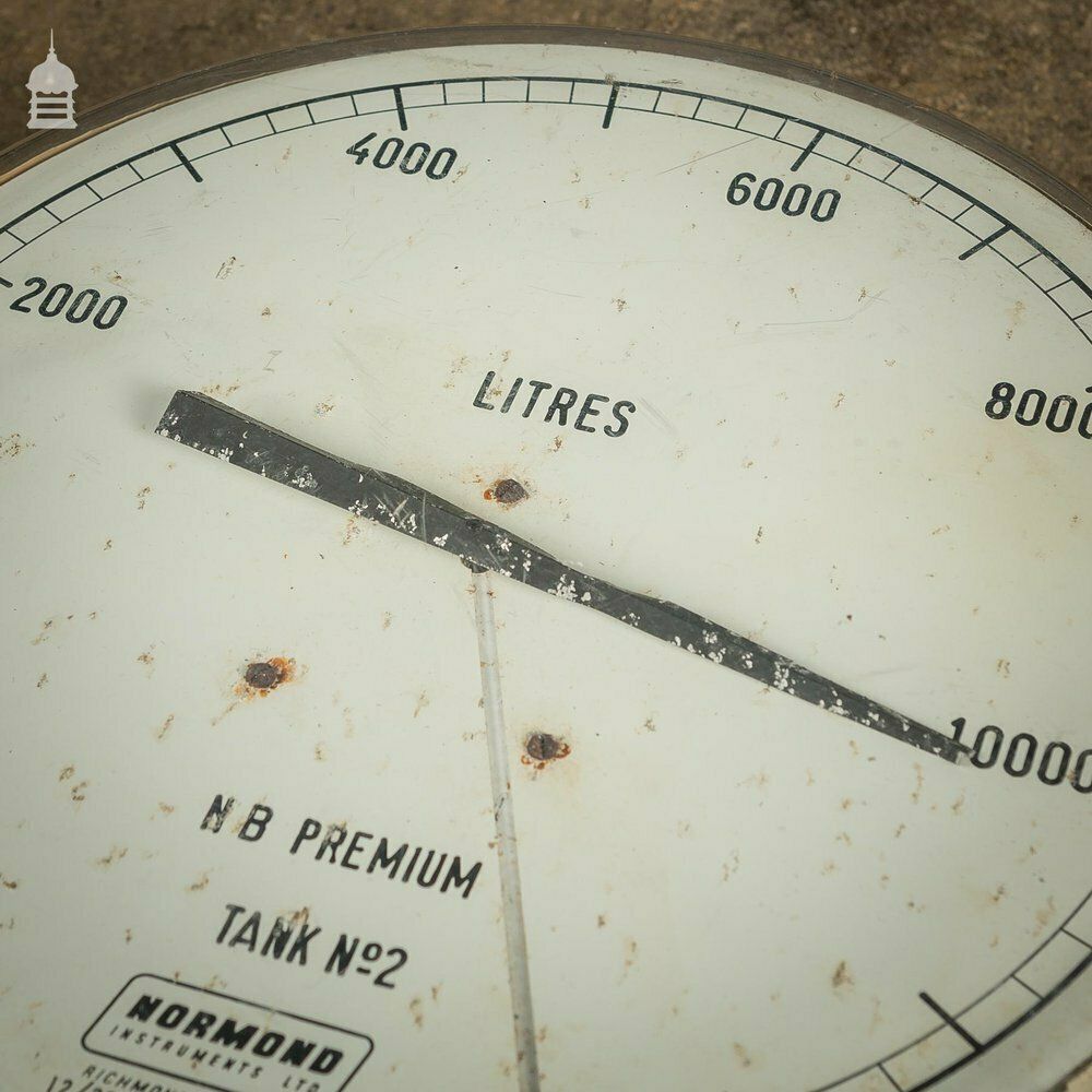 420.0 Batch Of 5 Vintage Industrial Fuel Gauges photo