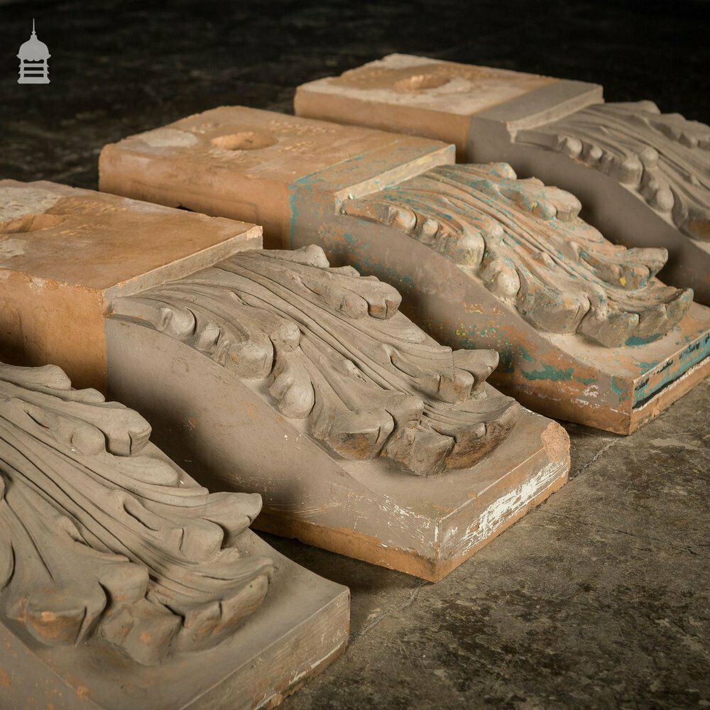 19th C Collection Of 47 Architectural Corbel Elements With Acanthus Detail photo 5640.0