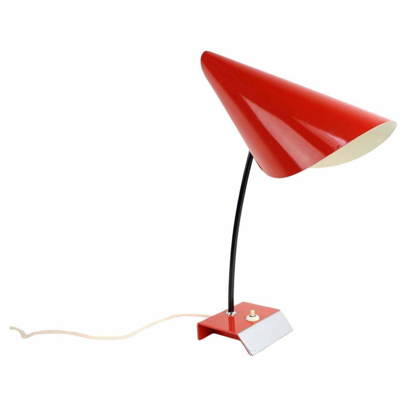 1960 Table Lamp By Josef Hůrka For Napako, Czechoslovakia