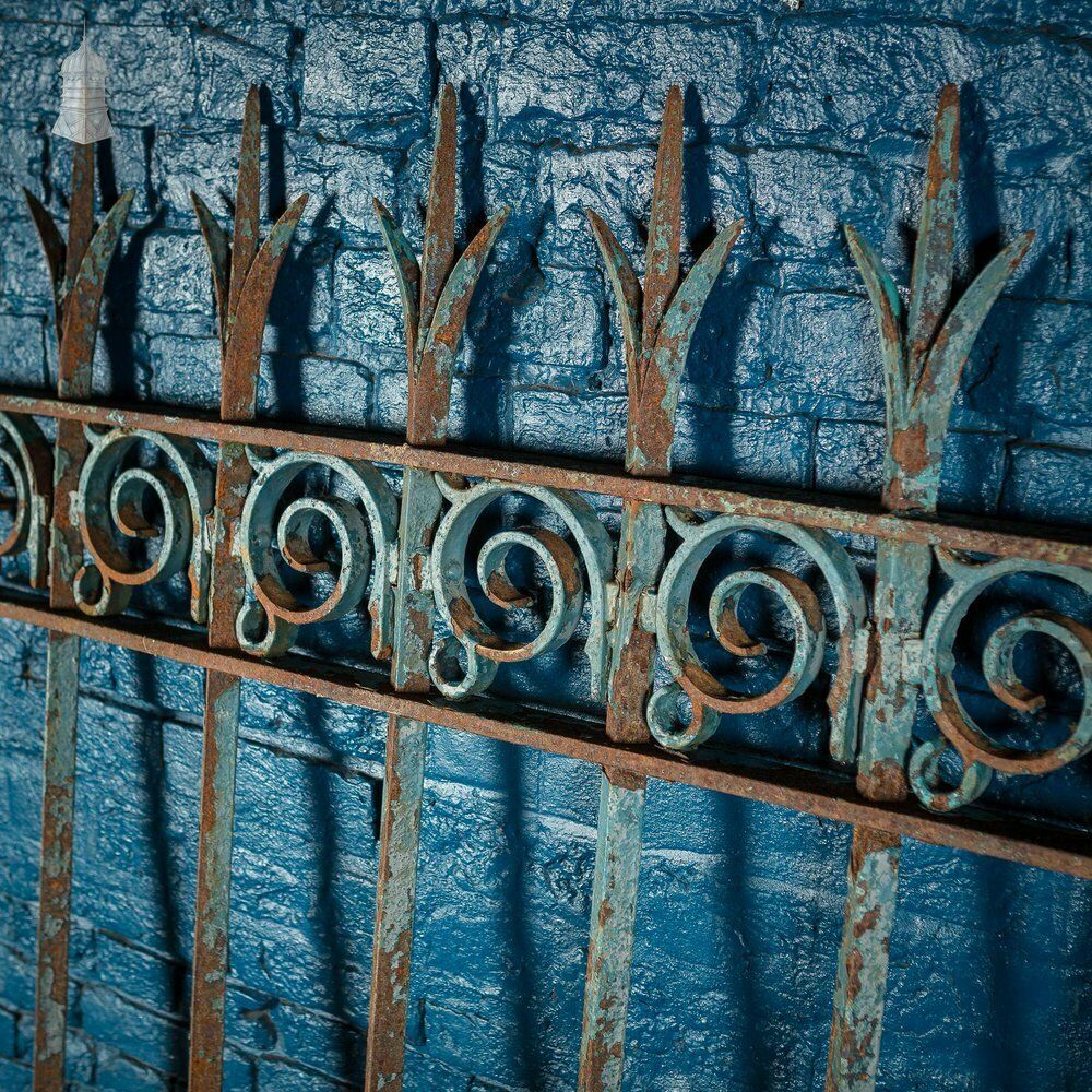 photo for sale Early 19th C Norwich 'Boulton & Paul' Cast Iron Railings   45ft Run
