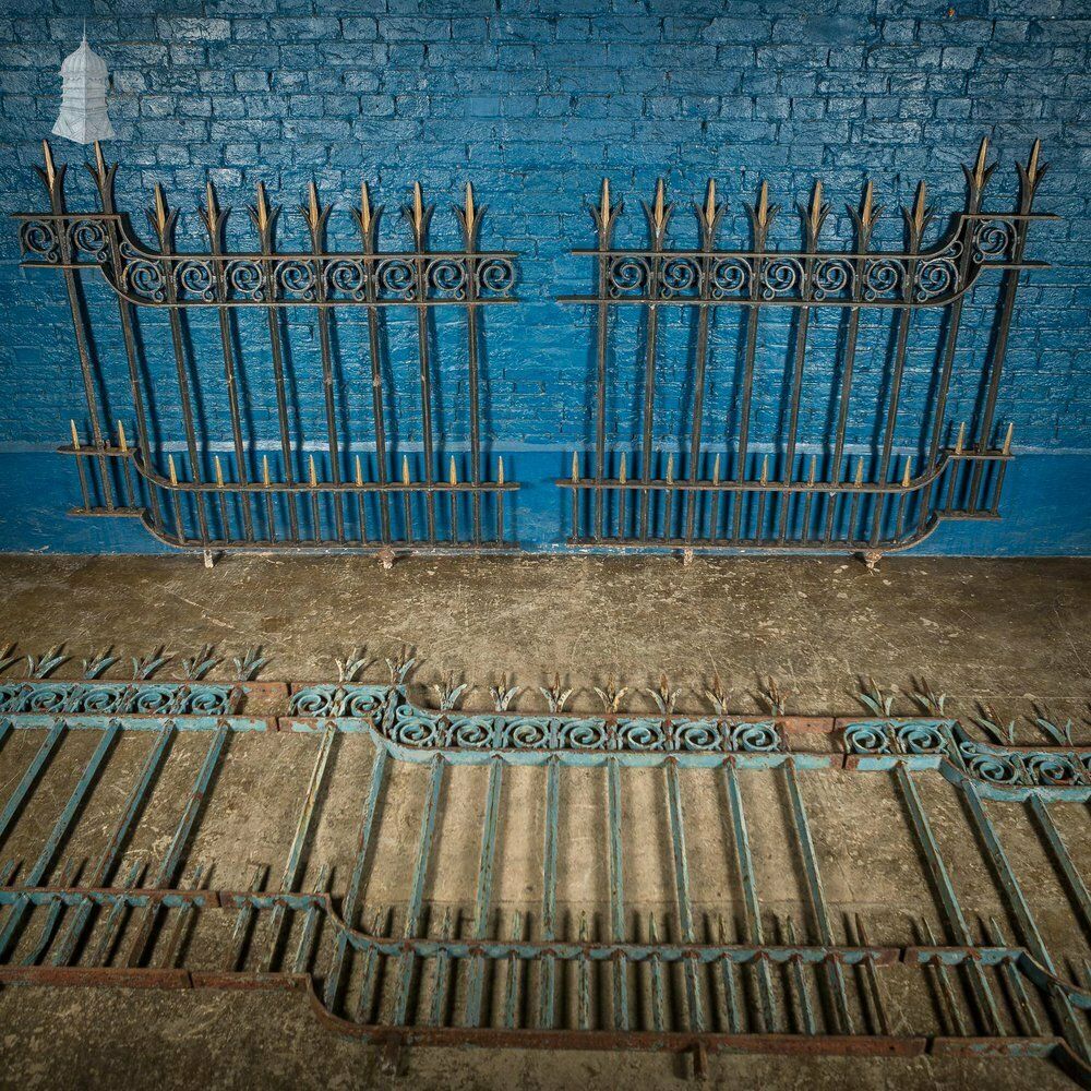 Home Decor Early 19th C Norwich 'Boulton & Paul' Cast Iron Railings   45ft Run photo