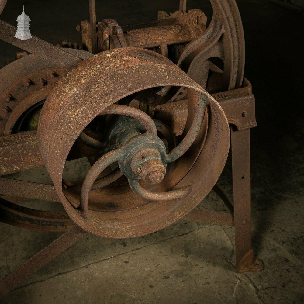 photo vintage 19th C Agricultural Chaff Cutter Manufactured By E.H Bentall & Co Heybridge