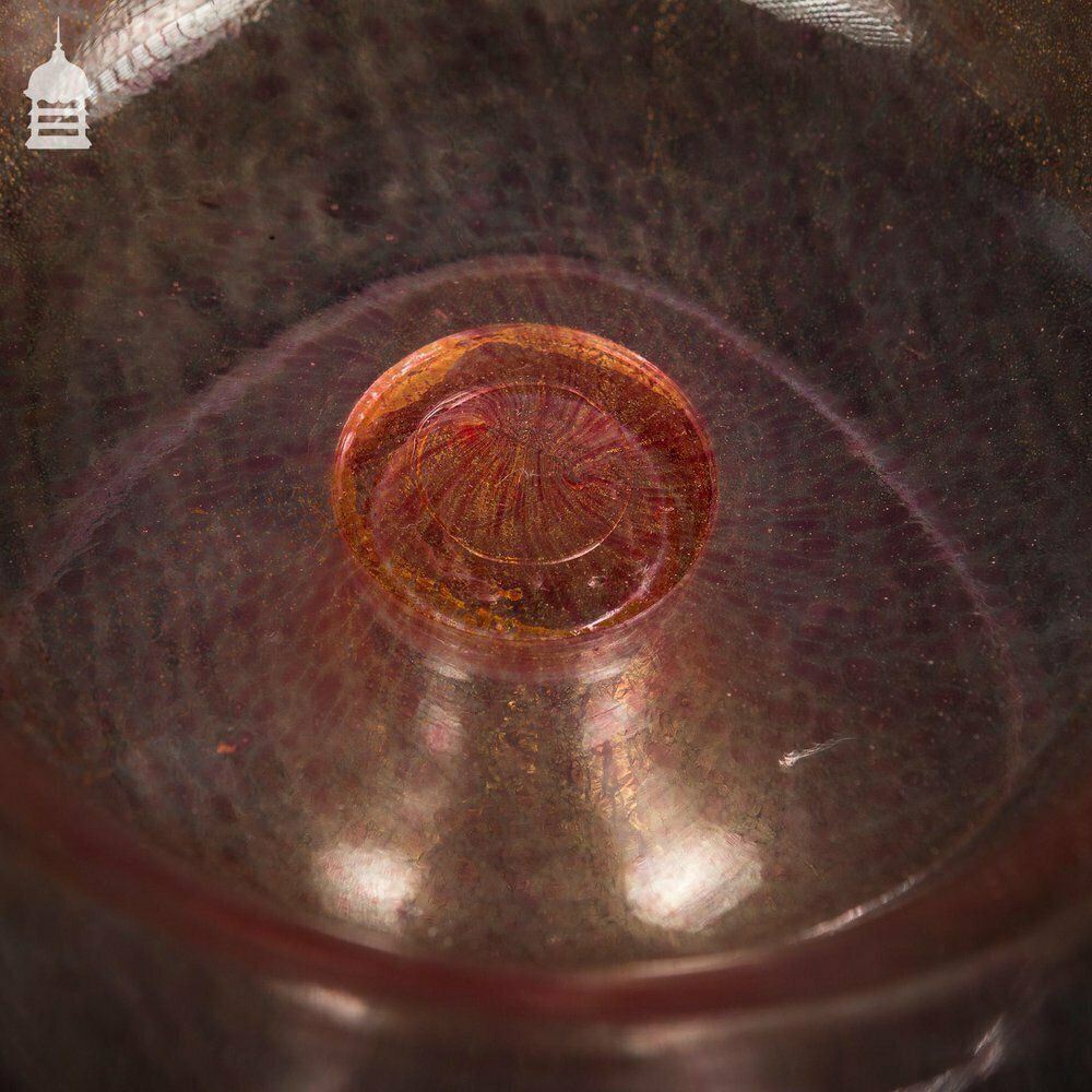 A Venetian Murano Glass Tazza With Gold Fleck Inclusions, Probably 17th C photo for sale