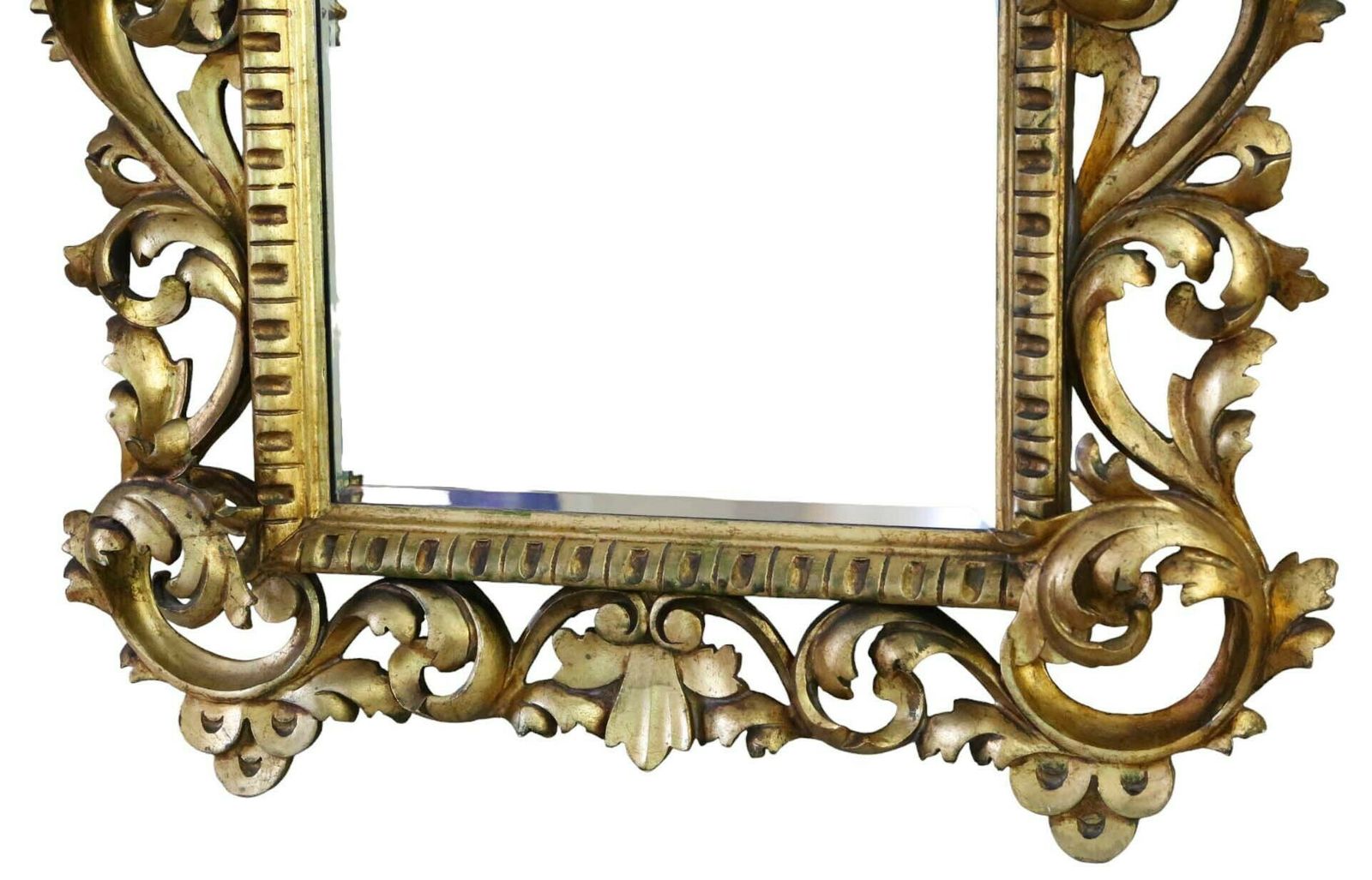 Antique Large Gilt Overmantle Wall Mirror 19th Century Fine Quality Florentine Style photo for sale