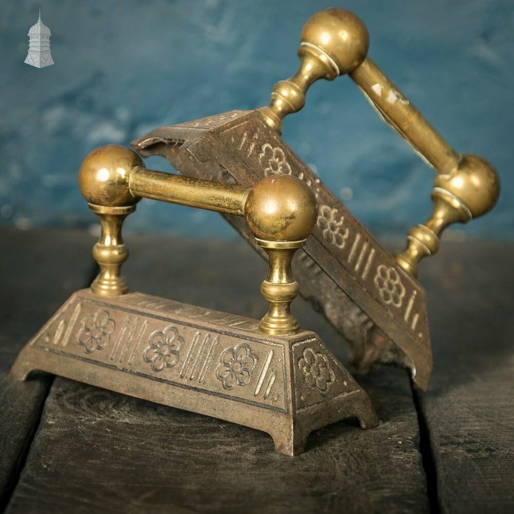 photo furniture Pair Of Victorian Companion Set Rests
