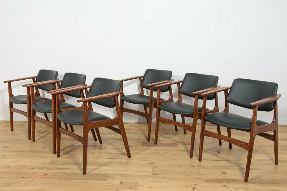Mid Century Armchairs By Arne Vodder, 1960s, Set Of 6