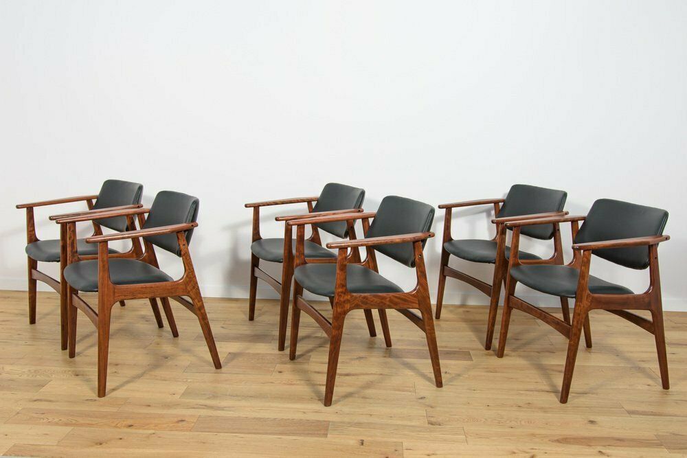 Mid Century Armchairs By Arne Vodder, 1960s, Set Of 6 photo 4043.0