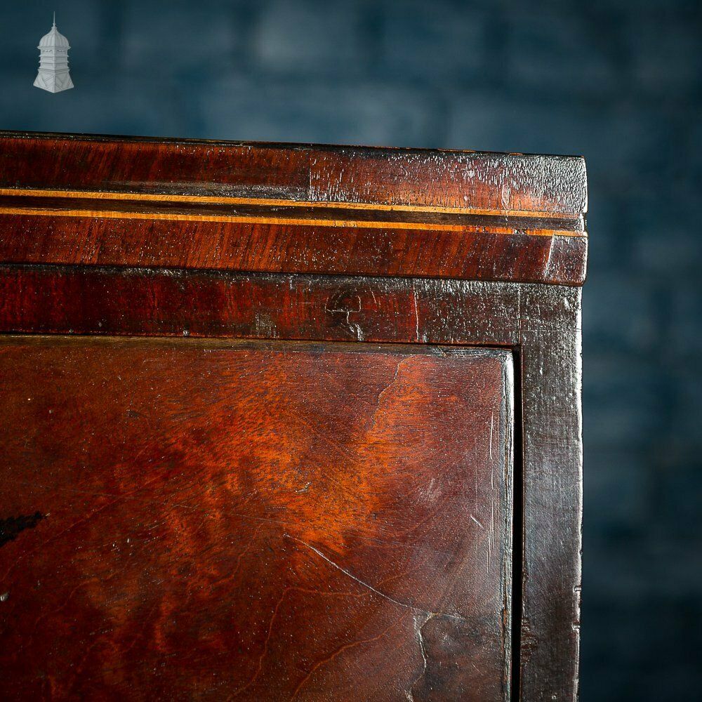 3360.0 Circa 1740 Mahogany Travelling Chest With Nelson Commemorative Handles photo