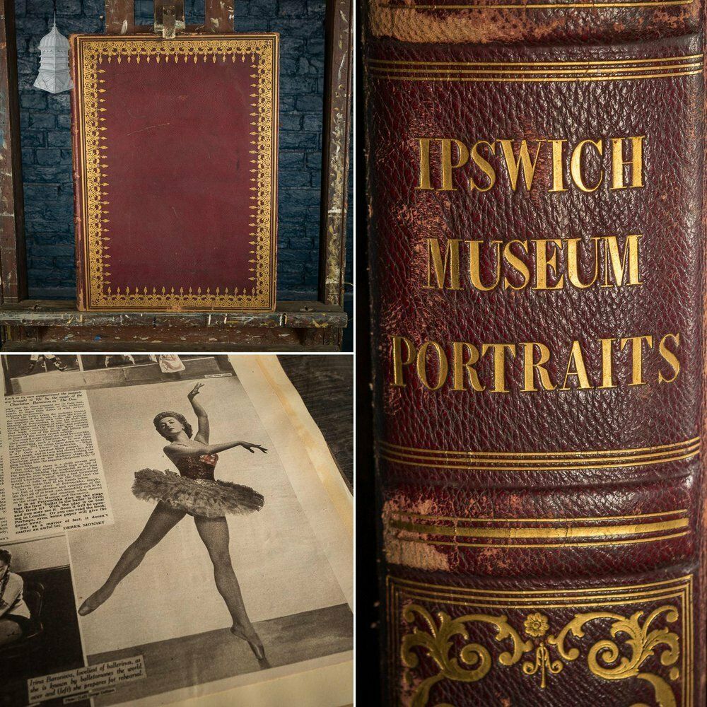 Ipswich Museum Portrait Book Containing 1940’s Newspaper Clippings And Ballet Programmes From Theatre Royal Norwich