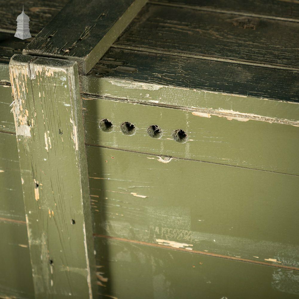 photo for sale Large Green Painted Aircraft Parts Shipping Crate Reclaimed From A Norfolk Raf Base