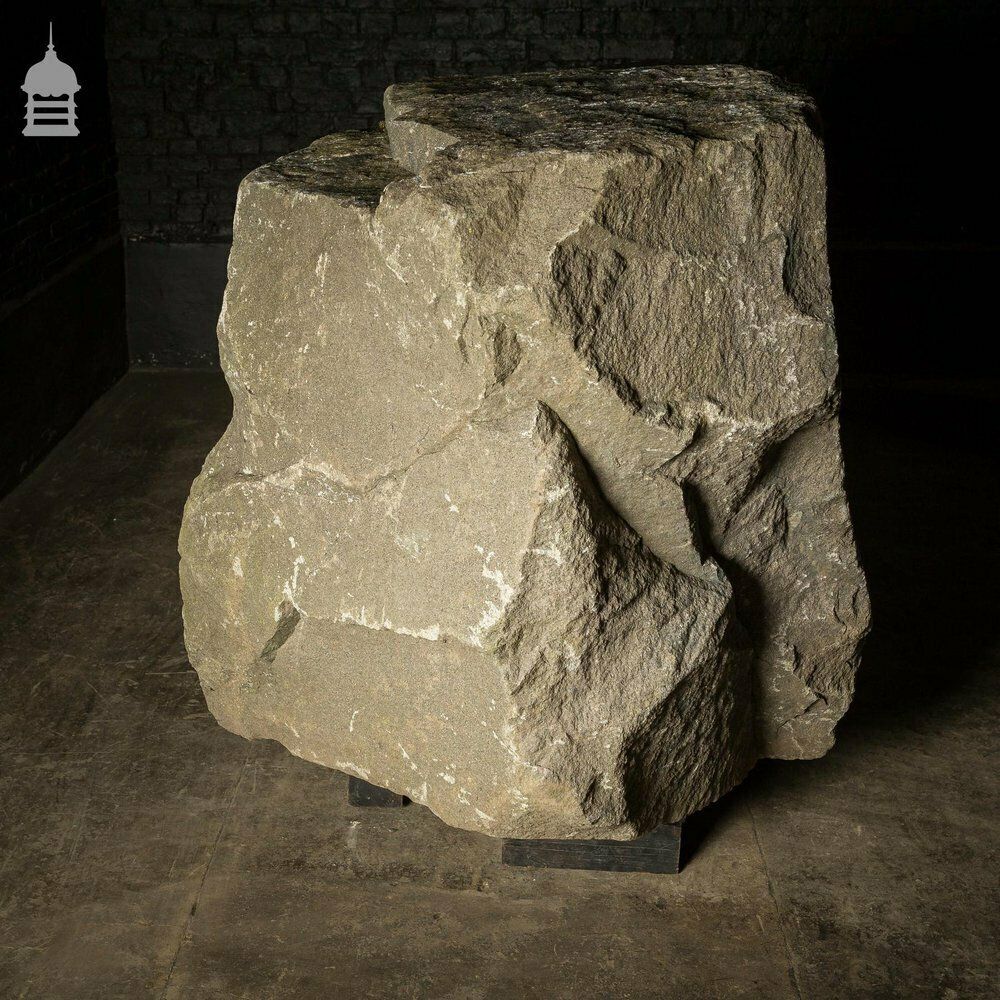 12000.0 Large 2 Ton Granite Neolithic Carving Standing Stone Boulder photo