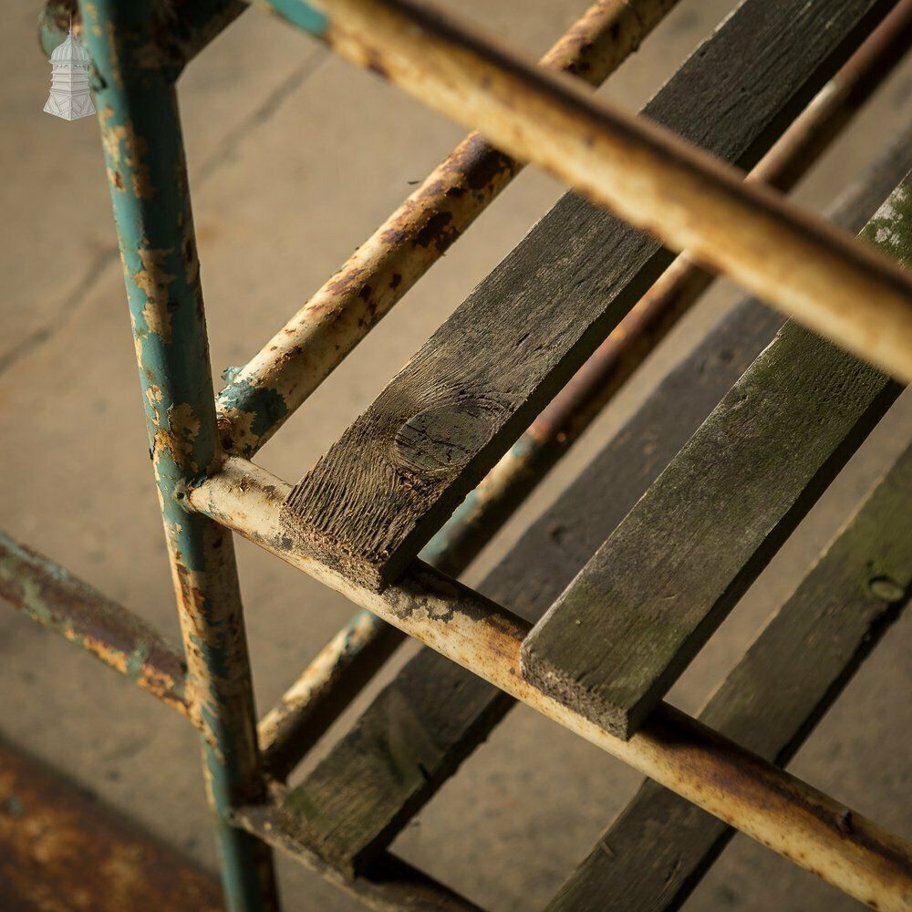 Home Decor Metal Industrial Shelving With Wooden Slats photo